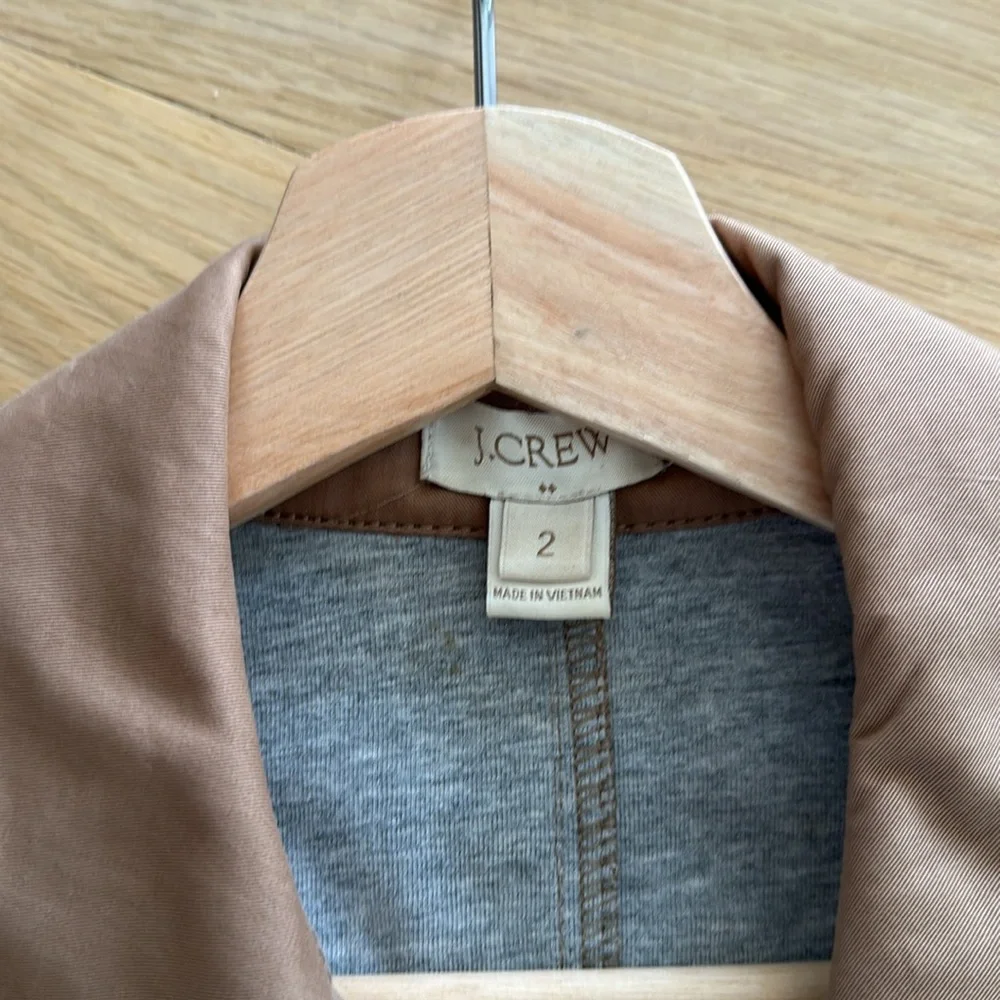 J. Crew Classic Tan Double-Breasted Women's trench Coat - Picture 4 of 11